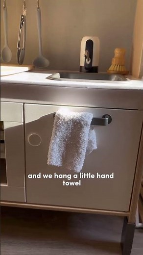 🍽️ Montessori-Inspired Toddler Kitchen – Encouraging Independence! ✨