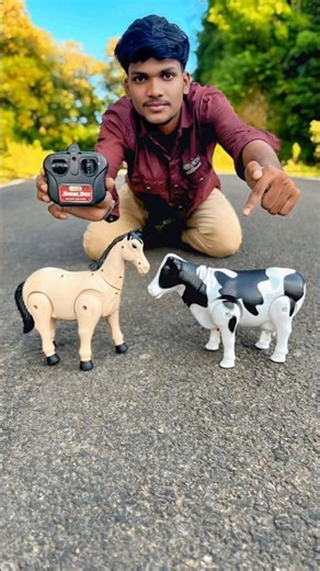 Remote control 1 Ta Cow 🐄 and Horse Ke Unboxing 🥹