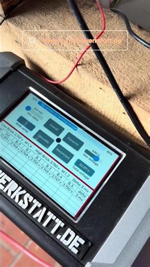 Ungleichgewicht erkannt - Modul neu kalibriert