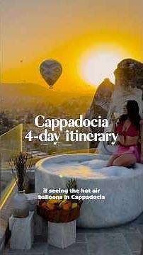 4 day Cappadocia itinerary. Things to do in Cappadocia #cappadocia #turkeytravel #türkiye