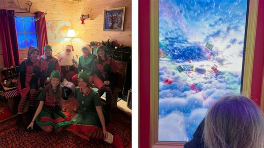Cliff Railway's Christmas grotto offers magical elevator experience and market