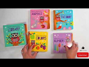 HOOT's Early Learning LIBRARY! New Amazing Learning Book Set!