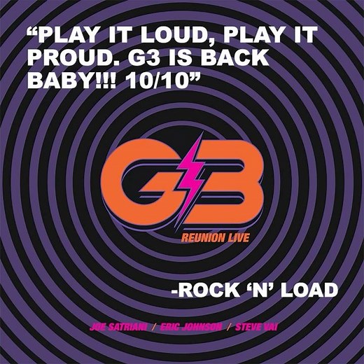 G3 Reunion Live Reviews Are In & They're Glowing!