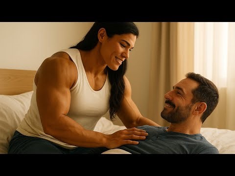 " I'll Satisfy You Tonight " - The Giant bride Said to the virgin Cowboy, He Hesitated But she Grab