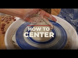 Pottery Beginner Basics: How to Center on a Wheel (Throwing Step 2)