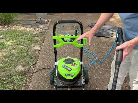 Greenworks 2300 PSI Electric Pressure Washer Review and Demo