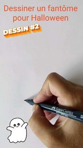 Dessiner un fantôme pour Halloween #objectif dessin #dessinfacile #dessinpourlesenfants #dessinspourlesparents #Halloween23 #Halloween #bonbons #dessinersansdon #amusetoi | Stéphanie Biguet - Objectif dessin