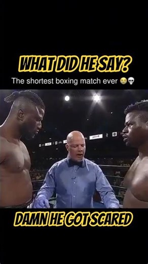 Shortest boxing match ever