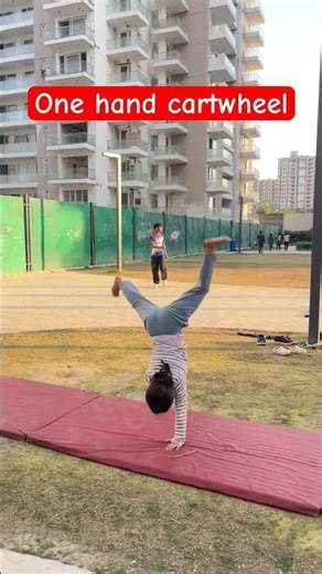 One hand cartwheel #kidsactivity #kids #fitness