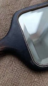 Large Antique Hand Mirror With Wooden Frame 11.4x4.3 Inches (29x11 Cm) - Etsy Australia