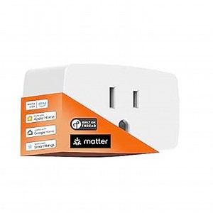 Onvis Matter Over Thread Smart Plug, Smart Mini Outlet, Works with Apple Home, Alexa & Google Home, 15A/1800W （1Pack）