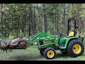 John Deere 3025e Pallet Forks