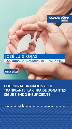 Cooperativa on Instagram: "🎙️ José Luis Rojas, coordinador Nacional de Trasplante, advirtió en Cooperativa que el promedio actual de donantes ha aumentado, pero sigue siendo insuficiente para disminuir las largas listas de espera, por lo que instó a los ciudadanos a comunicar su voluntad a sus seres queridos. Tras abordar dicha problemática este viernes en el marco del Congreso Futuro 2026 🧠, el médico cirujano explicó en Lo que Queda del Día: "En los últimos años, hemos tenido un cierto aumen