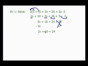 Multi-Step Equations