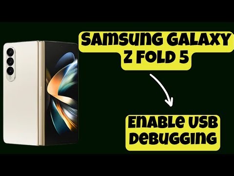 Enable USB Debugging SAMSUNG GALAXY Z FOLD 5 || How to turn on usb debugging options