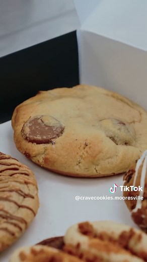 Crave Cookies is coming to Mooresville!! We can’t wait to fill the streets with the smell of fresh baked cookies you’ll CRAVE!! 🍪 #cltfood #cravecookies #fyp #mooresvillenorthcarolina #dessert