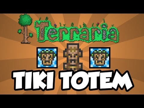 Terraria 1.2 - Tiki Totem Spirit Pet (New Terraria 1.2 Items)