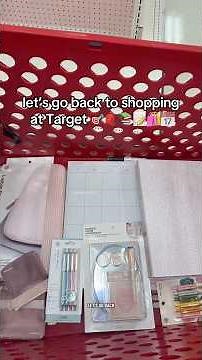 2026-2027 Target back to school shopping🛍️ #backtoschoolshopping #backtoschoolhaul #schoolsupplies