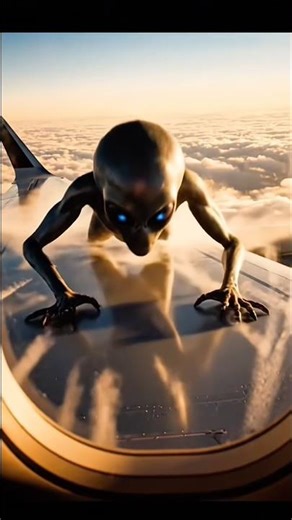 Alien on Flying Plane 👽| Alien