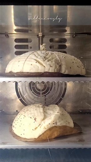 9.2K views · 12K reactions | When your sourdough wants to join the Halloween party  Booo! ✨ Tip: Spread cooked quinoa on a tray to cool and dry, no soggy grains in your dough. | elleciously | Facebook