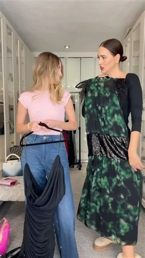 Mô Almada on Instagram: "Tenemos un evento de noche …entre brillos, terciopelo y plumas ¡Nuestros looks están listos! 💫 ¿Les gustó nuestra elección? 😍 #fashionreels #modalatina #moalmada #grwm #outfit #viral #trendy"