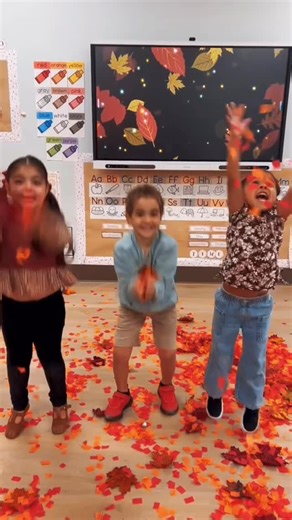 Learning all about Fall — and yes, crunchy leaves are our favorite part! 🍁🍂✨ | Springview Academy