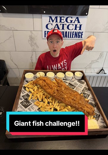 Radim's Mega Fish and Chips Challenge at Catch 55