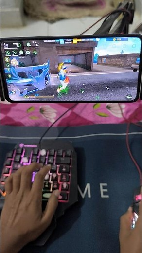 How to play free fire with keyboard mouse in mobile | ⌨️ 🖱📱 full setup without app no activation