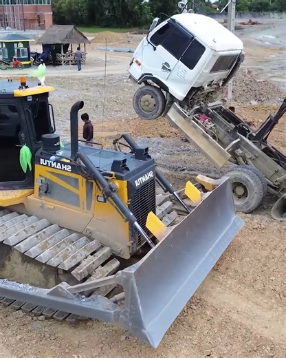 614K views · 2.5K reactions | Rock Load After Rock Load—Watch This Drainage Pipe Get Fully Reinforced in Record Time! #satisfying #dumping #bulldozer #roadrepair | Handy Welder | Facebook