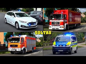 [Unfall auf der AUTOBAHN | BULLHORN] - Einsatzfahrten Feuerwehr, Rettungsdienst & Polizei in SOLTAU!