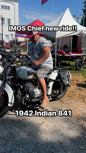3.3K views · 113 reactions | IMOS Chief new ride. A 1942 Indian 841....