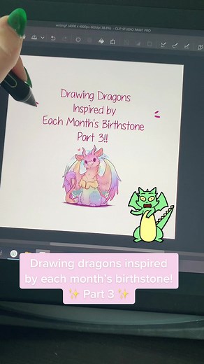 Naomi Lord Art Dragons: Birthstone Inspired Drawings - Part 3