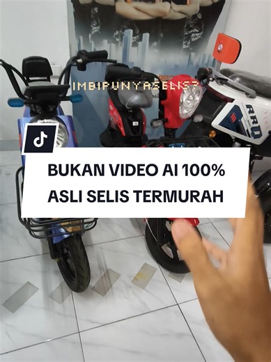 Sepeda Listrik Murah 2 Jutaan - COD & Cek Keranjang Kuning