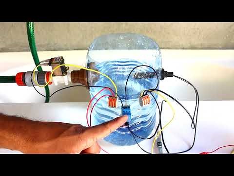 Como usar Módulo Relé e Sensor do tipo Boia com Válvula Solenoide