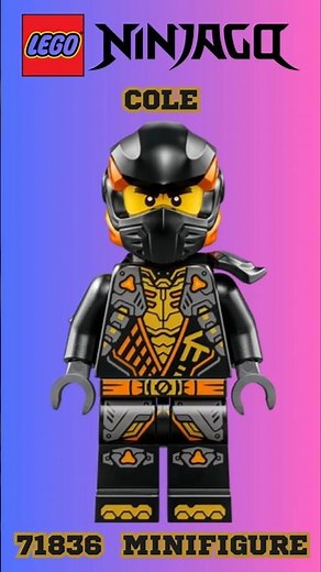 COLE - LEGO NINJAGO 71836 MINIFIGURE