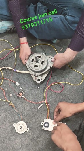 #semi automatic washing machine 4 wire wash timer practical class course join call 🤙 9319311715
