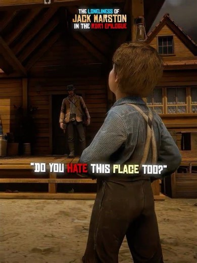 Young Jack Wouldn’t Recognize Him 😔💔 | RDR1 Epilogue | #rdr2 #shor