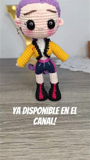 Rumi 💜 K-pop Demon Hunters Amigurumi Tutorial ¡YA DISPONIBLE! #rumi #kpopdemonhunters #amigurumi