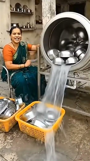 Dish washing machine made in 1000 rupees | Amazing DIY Dish Washer 😲#desijugaad #machine #farming