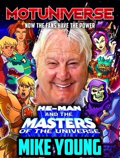 MOTUNIVERSE on Instagram: "MOTUNIVERSE is proud to announce Mike Young will be joining us this May at the Torrance Marriott in Redondo Beach,CA! Mike Young is a legendary animation producer best known to MOTU fans for creating He-Man and the Masters of the Universe (200X), the bold reinvention that introduced a new generation to Eternia. From launching SuperTed in the 1980s to producing iconic franchises like He-Man, Care Bears, Strawberry Shortcake, Jakers!, Woody Woodpecker, Clifford’s Big Mov