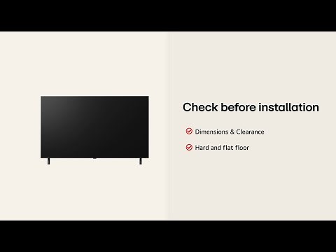LG QNED TV : Installation Guide – QNED80 43, 50, 55​