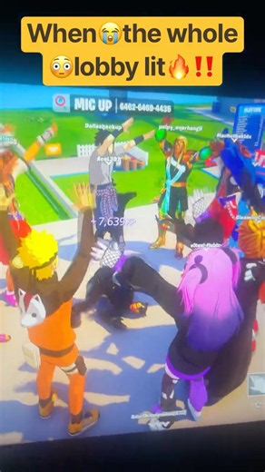 We Turned a Random Fortnite Lobby Into a Party 😭🔥 #fortnite