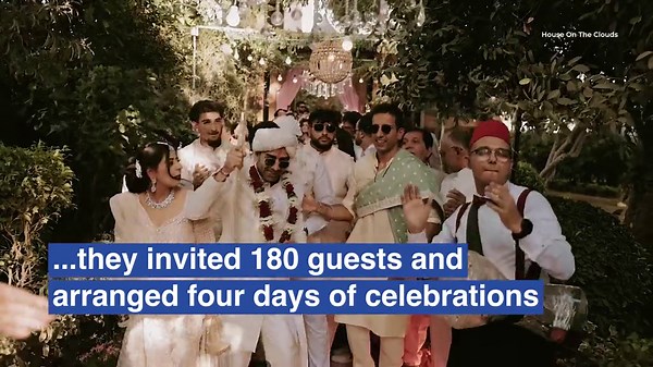 Wealthy couple from London get married and even hire out Egypt's ancient pyramids