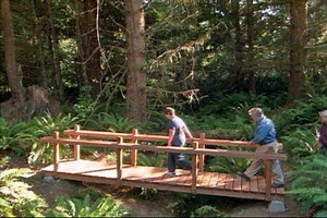 How To Build A Wooden Foot Bridge – DIY