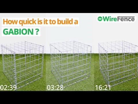 How Quick Is It To Build a Gabion? - Comparing 3 Methods | WireFence