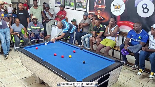 Tautona VS Nkure Race to 13 Pot BWP5 400 Leobah's Pub , Block 5 Gaborone | Pool Addicts