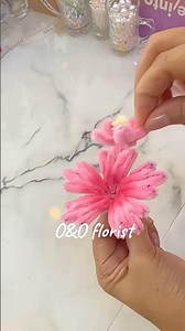 ดอกไม้สวยๆ จากลวดกำมะหยี่ #diy