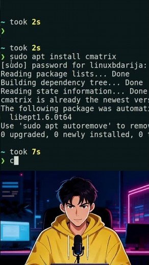 حوّل الترمينال ديالك لستايل Matrix فثواني 🔥