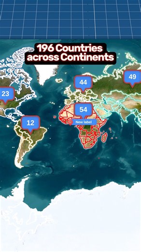 How Many Countries Are in Each Continent? 🌍