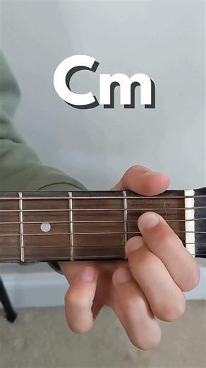Guitar lessons for beginners Cm chord #guitar #chord